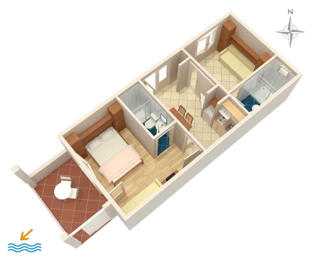Apartments By The Sea Podgora, Makarska - 2615 외부 사진